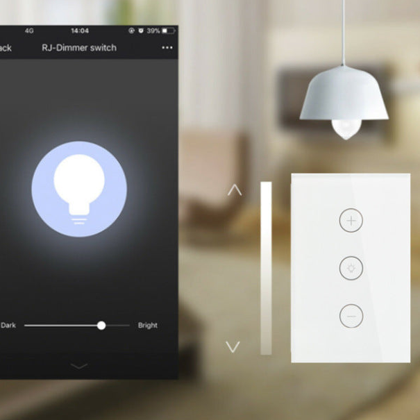 WiFi Smart Light Dimmer – Touch Switch Compatible with Alexa with Smooth Dimming