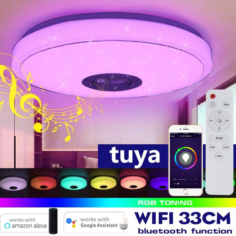 Tuya WiFi Smart LED Ceiling Light – App & Remote Control (Compatible with Alexa & Google Home)