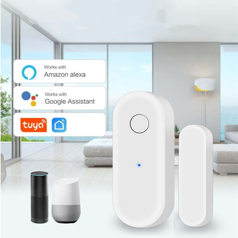 WiFi Smart Door & Window Magnetic Sensor – Opening Detector with Mobile Alerts
