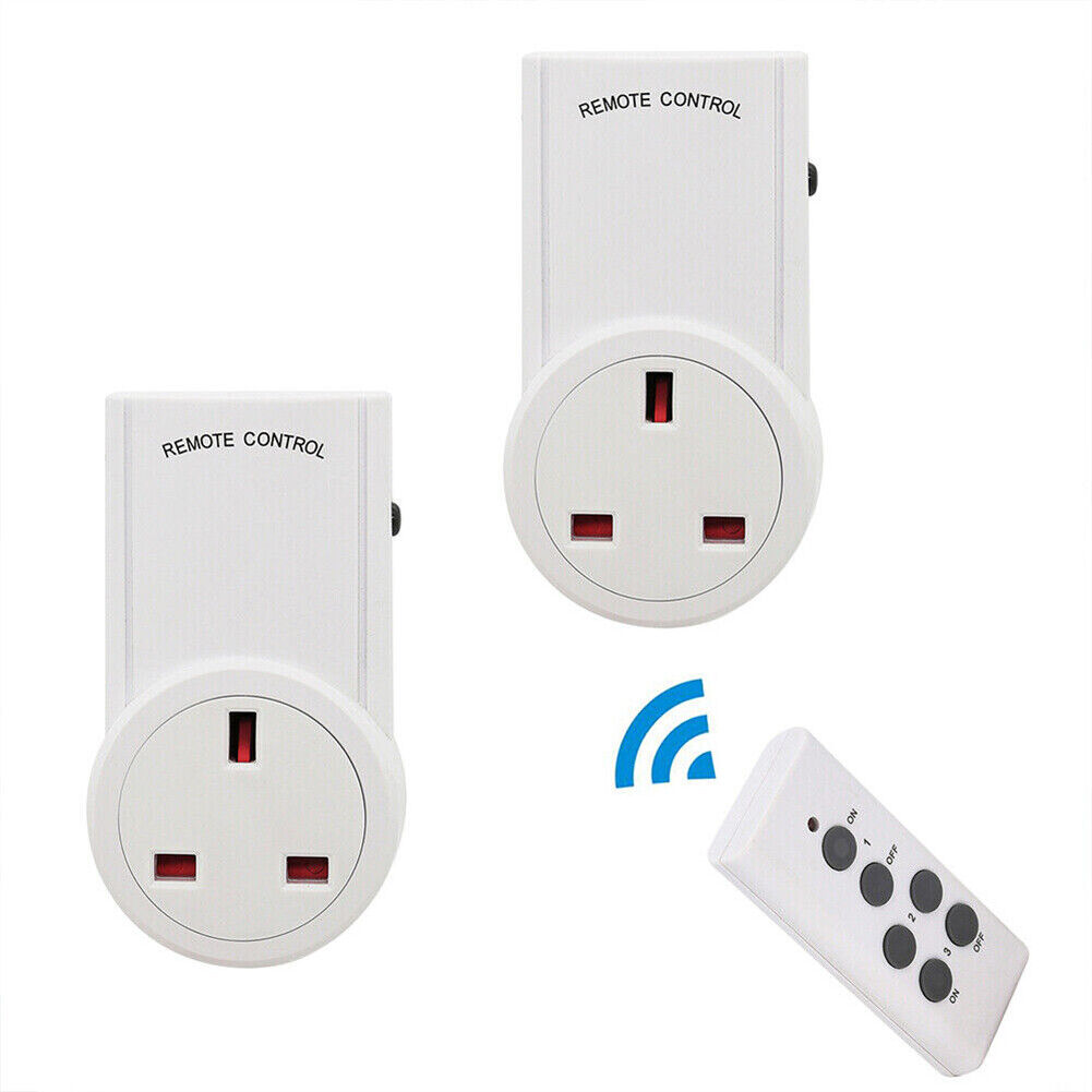 Remote Control Power Strip – 5 Sockets with 2 Remote Controls